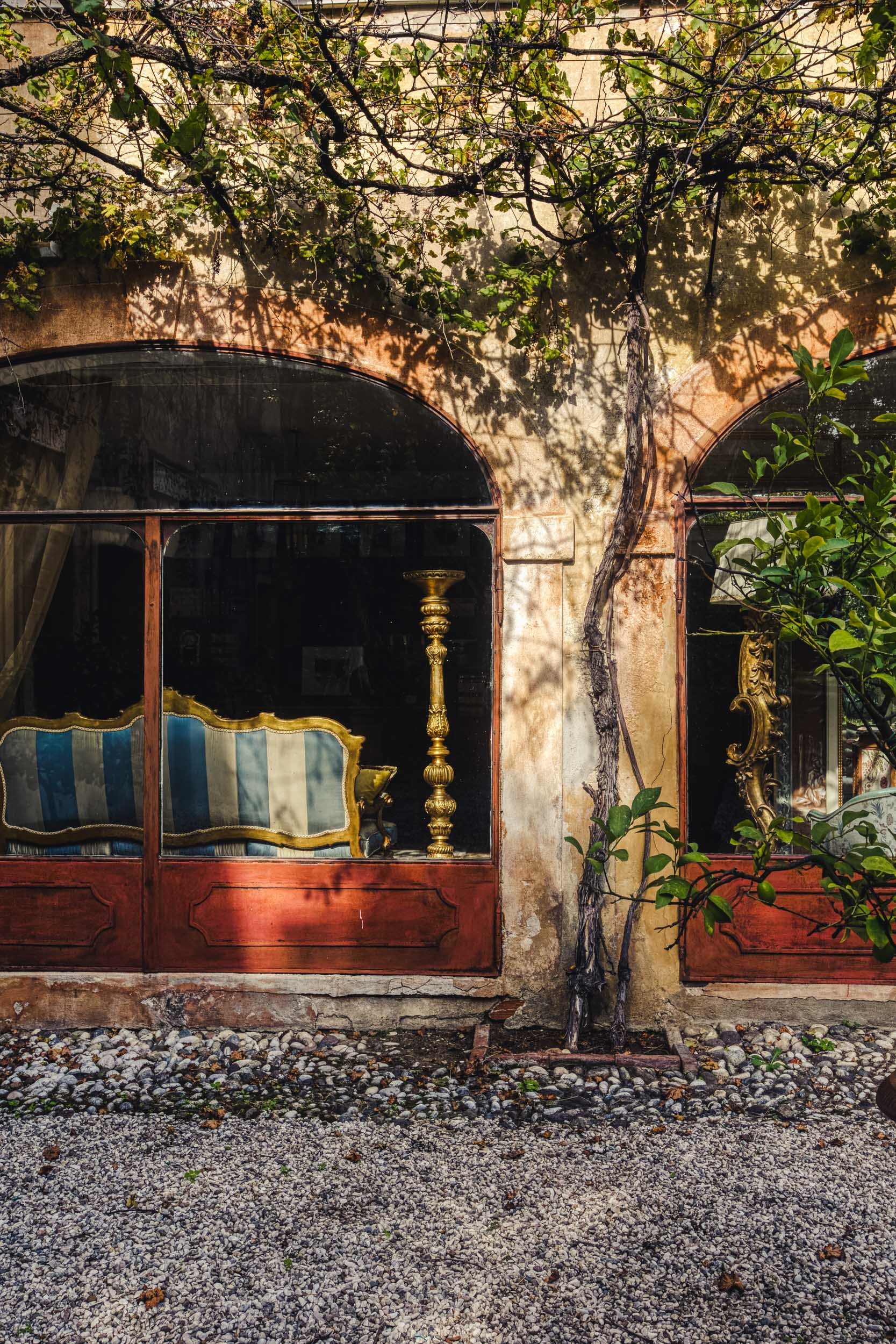 Exterior of the Bussandri Villa
