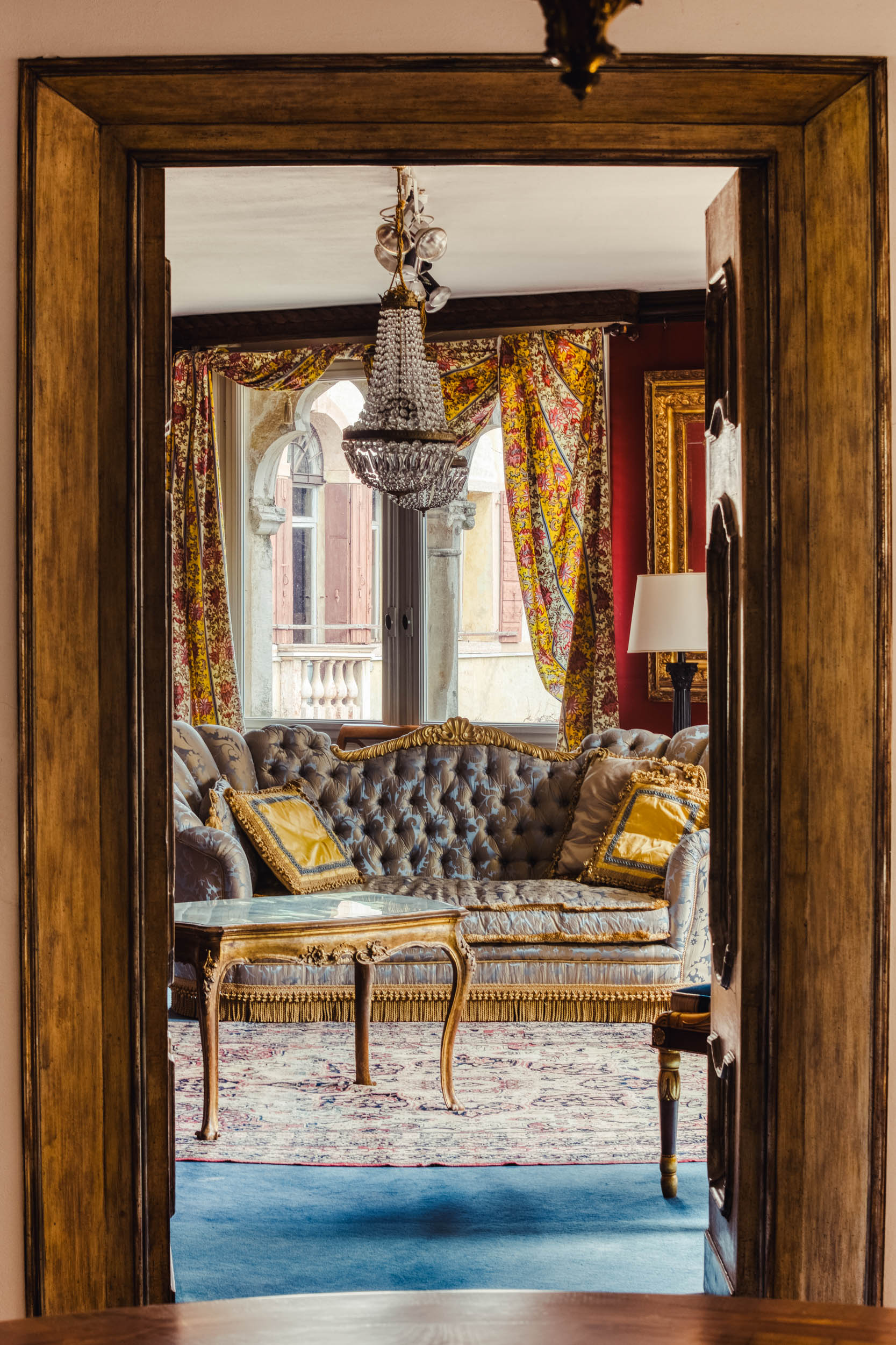 Detail of a room in the Bussandri Villa