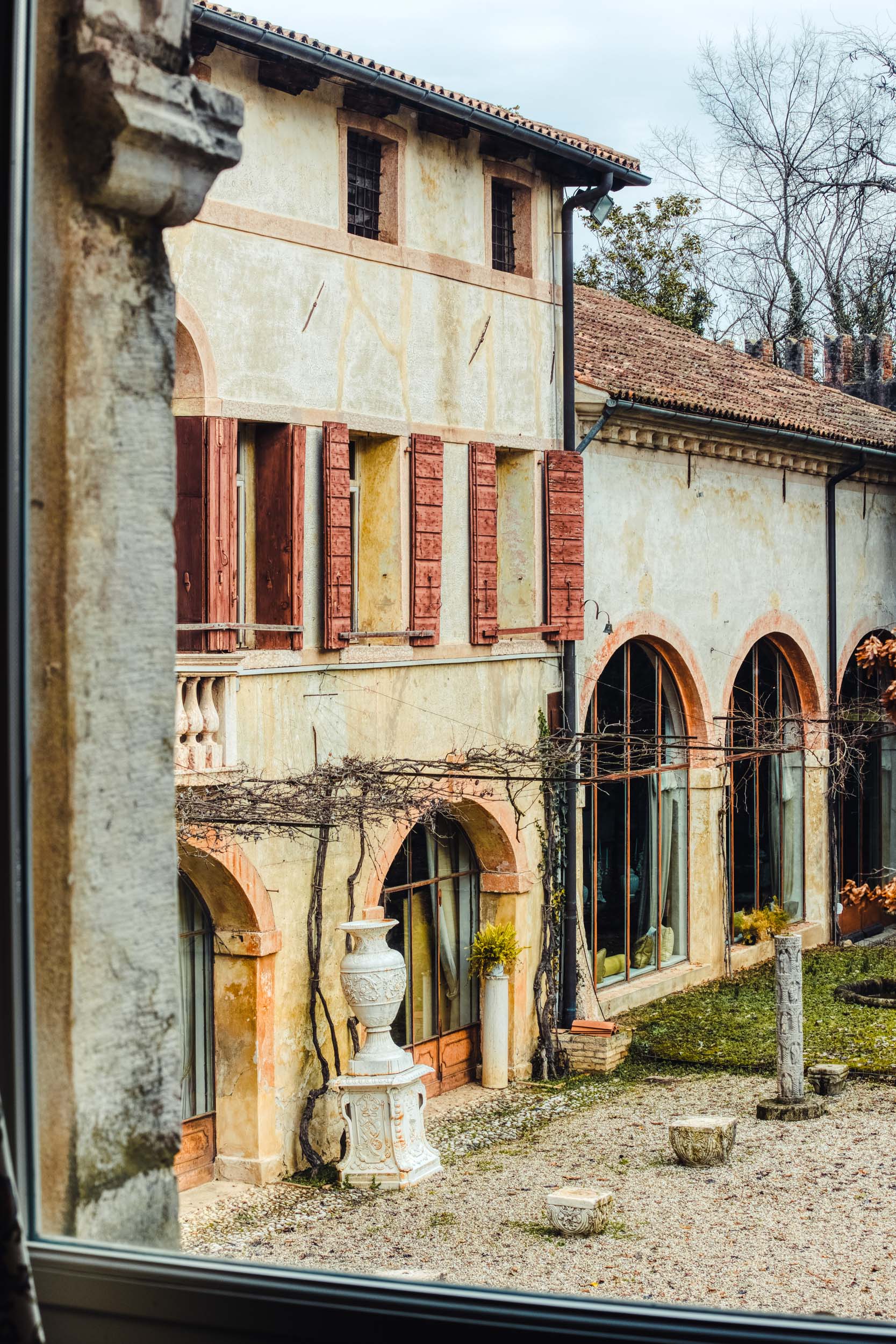 Exterior of the Bussandri Villa