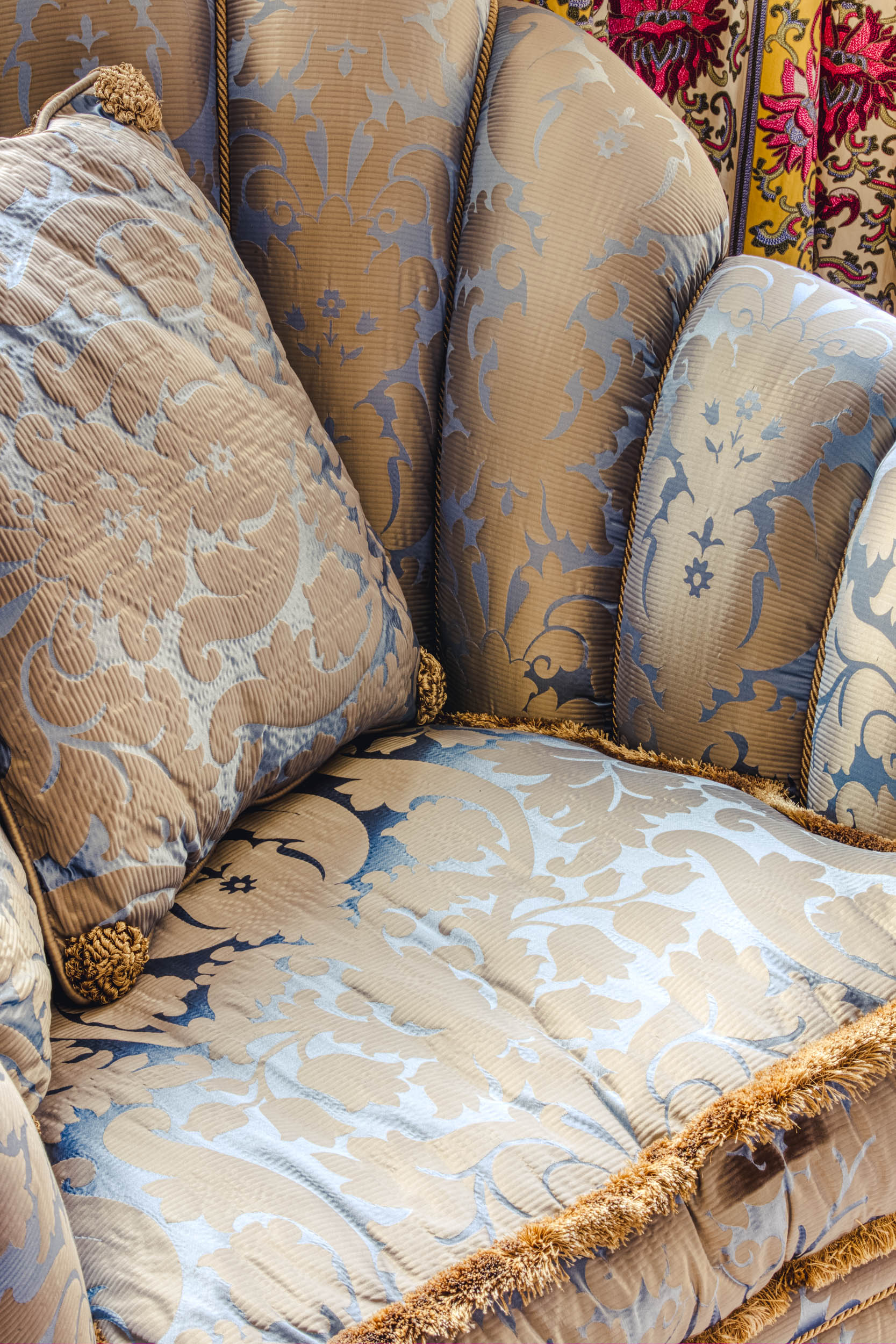Detail of a chair in the Bussandri Villa