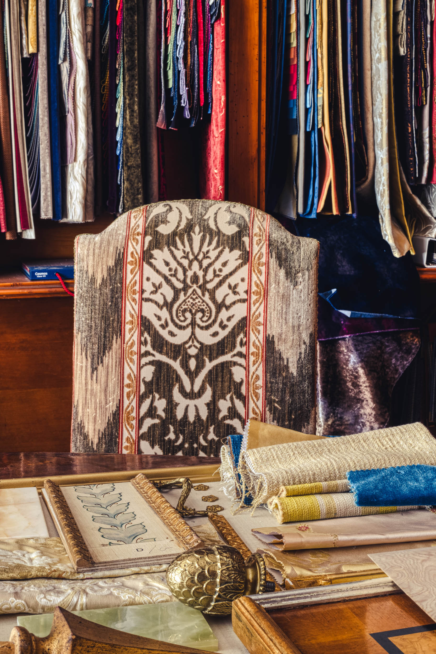 Textile office in the Bussandri Villa